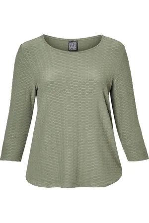 Pont Neuf Bluser & Skjorter, Dame, Grøn, S, Tyl, Elegant Nelly Bluse