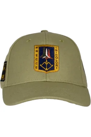 Aeronautica Militare Tilbehør, Herre, Grøn, ONE SIZE, Kanvaskasket med Tricolor Pile Patch