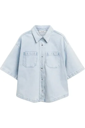 Ivy & Oak Bluser & Skjorter, Dame, Blå, XS, Denim, Erica