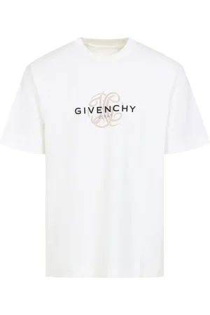 Givenchy Top, Herre, Hvid, S, Bomuld, Afslappet Bomuld T-shirt