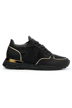Mallet Sko, Herre, Sort, 40 EU, Uld, Lite Sort Camo Guld Sneakers