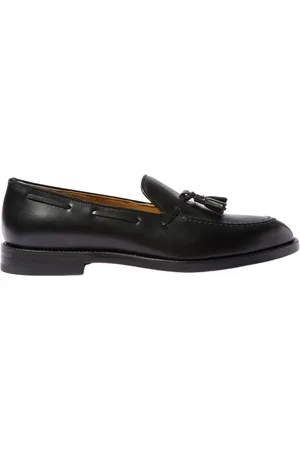 Scarosso Sko, Herre, Sort, 44 EU, William Loafers - Håndlavede Tassel Loafers