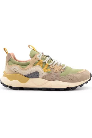 Flower Mountain Sko, Herre, Flerfarvet, 43 EU, Uld, Blomstret sporty sneakers