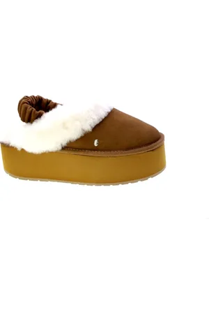 Emu Sko, Dame, Brun, 37 EU, Skind Plateau Sandaler