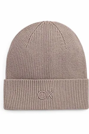 Calvin Klein Tilbehør, Dame, , ONE SIZE, Uld, Uldblanding Kasket til Kvinder