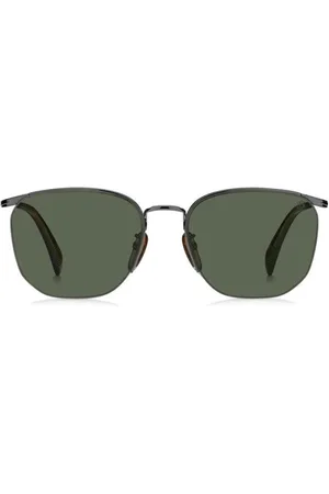 DB EYEWEAR BY DAVID BECKHAM Tilbehør, Herre, Sort, ONE SIZE, Firkantet Metal Solbriller