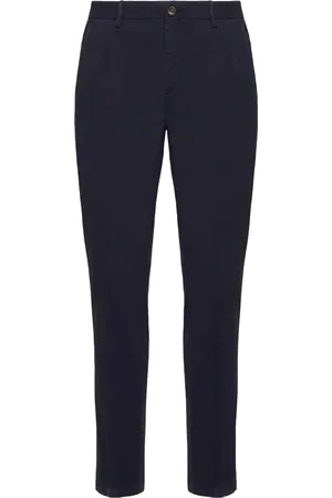 Boggi Milano Bukser, Herre, Blå, W36, Bomuld, Stretch Cotton Bukser