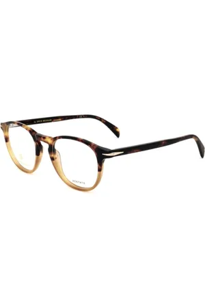 DB EYEWEAR BY DAVID BECKHAM Tilbehør, unisex, Brun, ONE SIZE, Uld, Klassiske Sorte Solbriller