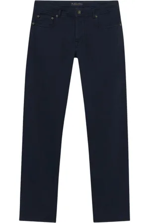 Brooks Brothers Jeans, Herre, Blå, W30, Bomuld, Regular Fit Five-Pocket Bukser