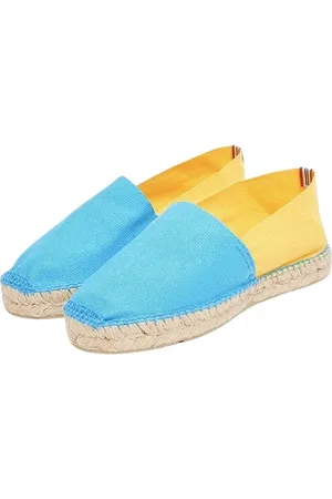 Inès de la Fressange Sko, Dame, Flerfarvet, 38 EU, Bomuld, Aglae turquoise-yellow espadrilles