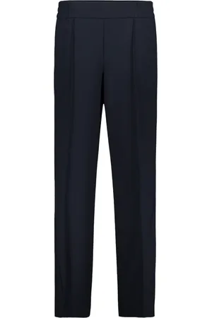 Betty Barclay Bukser, Dame, Blå, 4XL, Uld, Elegant Forretningsbukser