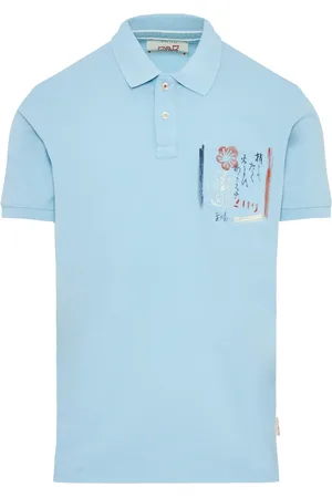 BOB der Bär Top, Herre, Blå, L, Bomuld, Bomuld Polo Skjorte 100% Bomuld