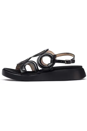 Wonders Sko, Dame, Sort, 39 EU, Læder, Sandaler Toledo Sort, Farve: Sort