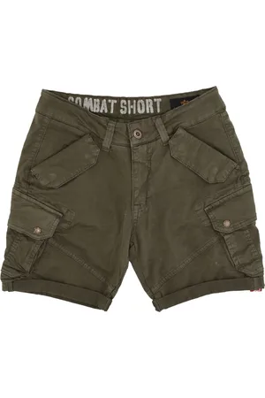 Alpha Industries Shorts, Herre, Grøn, W36, Casual Shorts