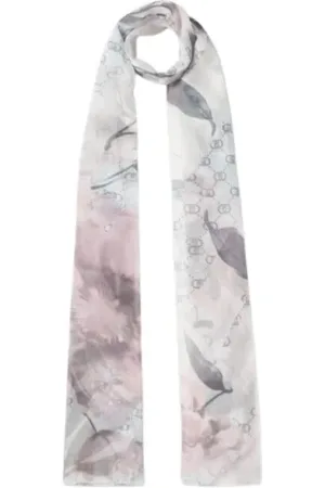Liu Jo Tilbehør, Dame, Flerfarvet, ONE SIZE, Polyester, Vandfarve Blomst Stola