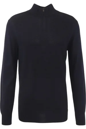 Genti Sweathshirts & Hoodies, Herre, Blå, M, Turtle Zip Sweater Navy