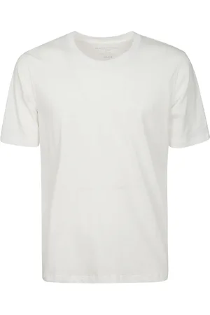 Majestic Top, Herre, Hvid, S, Bomuld, Hvid Bomulds T-shirt til Mænd