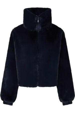 save the duck Jakke, Dame, Blå, XL, Faux Fur, Jeon Jakke - Blå Faux Fur Overdel