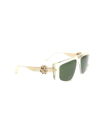 Roberto Cavalli Tilbehør, Herre, Grøn, ONE SIZE, Uld, Stilfulde solbriller