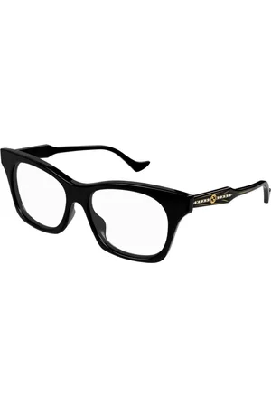 Gucci Tilbehør, unisex, Sort, ONE SIZE, Uld, Stilfulde Sorte Solbriller