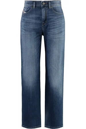 Diesel Jeans, Dame, Blå, W24, Bomuld, Vintage D-Air Boyfriend Jeans