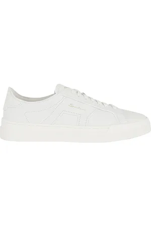 santoni Sko, Herre, Hvid, 40 EU, Læder, DBS SF4 Sneakers