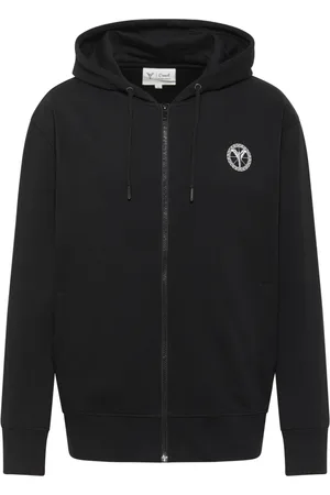 Carlo Colucci Sweathshirts & Hoodies, Herre, Sort, L, Afslappet Sweatjakke