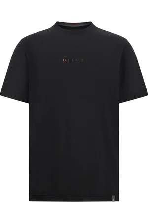Boggi Milano Top, Herre, Sort, S, Bomuld, Højtydende Piqué T-shirt