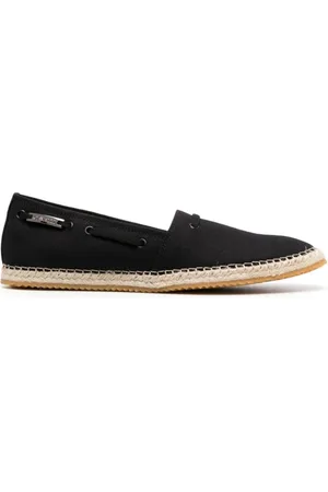 Roberto Cavalli Sko, Herre, Sort, 44 EU, Casual Lukkede Loafers Flats