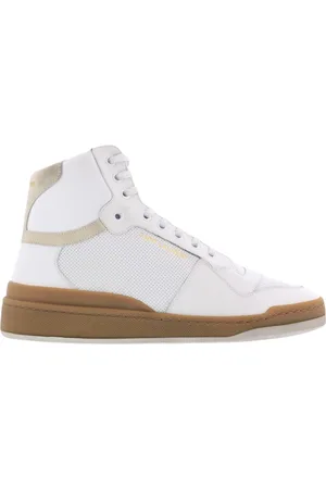 Saint Laurent Sko, Herre, Hvid, 41 EU, Læder, Sl/24 Sneakers