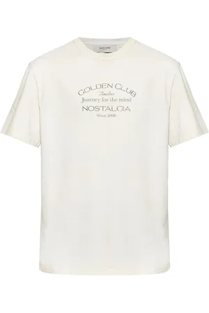 Golden Goose Top, Herre, Hvid, XL, Bomuld, Double Star T-Shirt