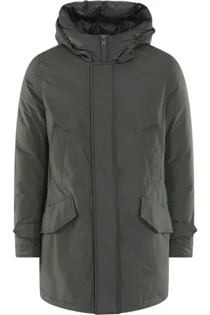 Woolrich Frakke, Herre, Grå, S, Høj Krave Parka i Grå