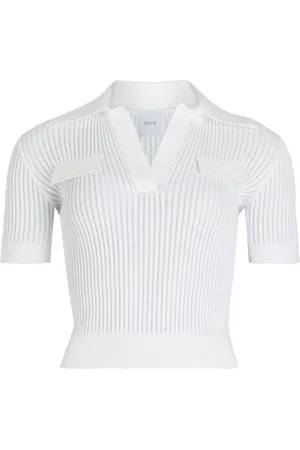 Patou Top, Dame, Hvid, S, Bomuld, Hvid Sweater Elegant Stil