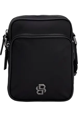HUGO BOSS Taske, Herre, Sort, ONE SIZE, Sort Twill Reporter Taske Double B Model