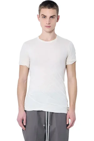 Rick Owens Top, Herre, , S, Bomuld, Double-Layered Bomulds T-shirt