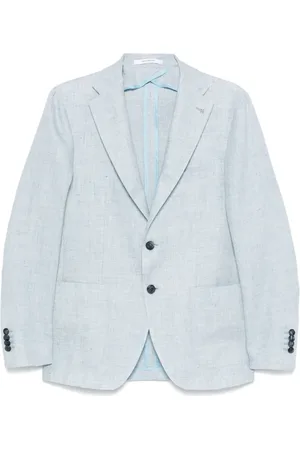 TAGLIATORE Jakke, Herre, Blå, M, Blazer med knapper
