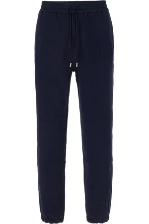 Saint Laurent Bukser, Herre, Blå, M, Uld, Stilfulde Sweatpants