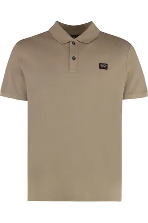 Paul & Shark Top, Herre, , 4XL, Bomuld, Bomuld Polo Skjorte med Ribkanter