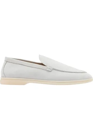 Scarosso Sko, Herre, Blå, 42 1/2 EU, Suede, Ludovico Loafers