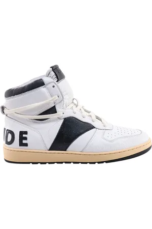 Rhude Sko, Herre, Hvid, 46 EU, Læder, Vintage Læder Sneakers
