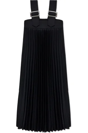 Comme des Garçons Kjole, Dame, Sort, XS, Polyester, Plisseret kjole