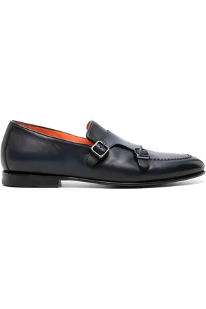santoni Sko, Herre, Blå, 42 1/2 EU, Læder, Læder Loafers
