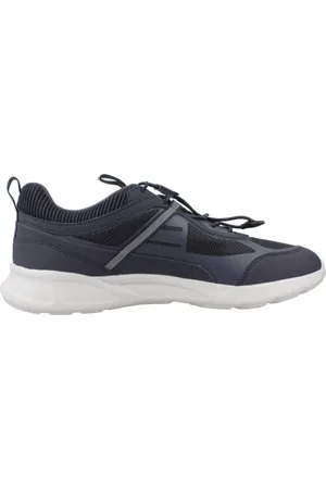 Geox Sko, Herre, Blå, 42 EU, Uld, Stilfulde Sneakers