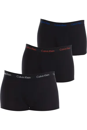 Calvin Klein Undertøj, Herre, Flerfarvet, S, Bomuld, Lavtaljet Trunks Pakke med 3