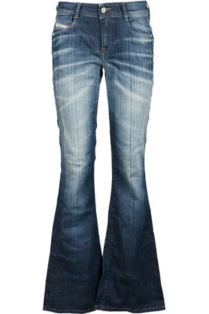 Diesel Jeans, Dame, Blå, W27, Bomuld, Bomuld Elastan Jeans