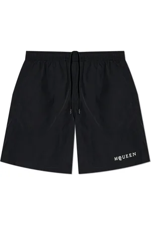 Alexander McQueen Badetøj, Herre, Sort, L, Uld, Badeshorts