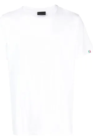 BILLIONAIRE Top, Herre, Hvid, 2XL, Bomuld, Hvid Bomuld Kortærmet T-shirt