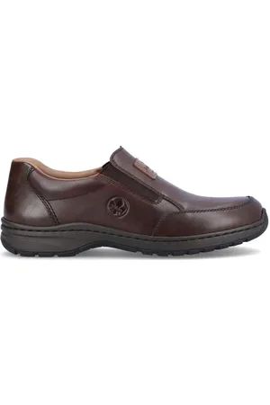 Rieker Sko, Herre, Brun, 42 EU, Læder, Brune Læder Loafers