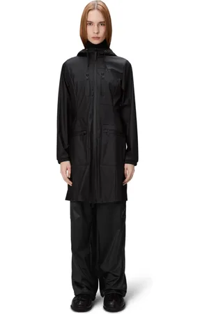 Rains Jakke, unisex, Sort, ONE SIZE, Sort Unisex Jakke