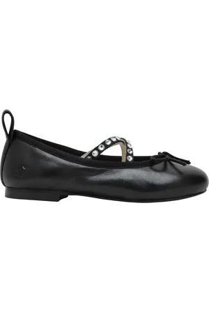 BONPOINT Sko, Dame, Sort, 39 EU, Rundtået ballerina sko